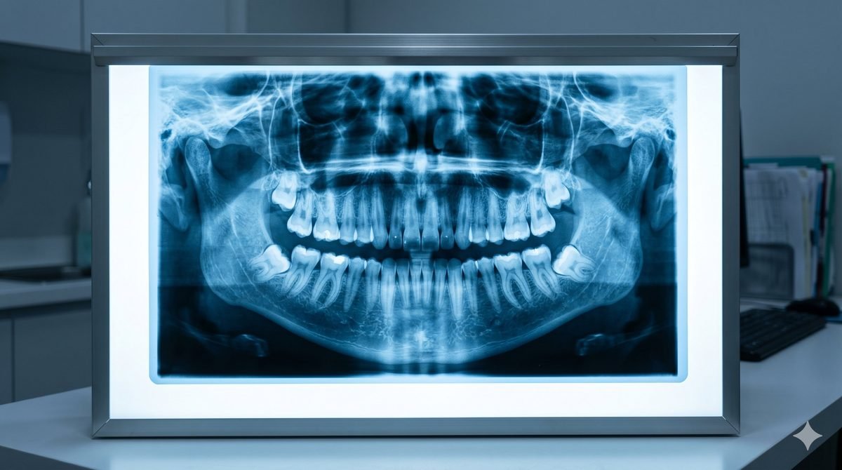 wisdom-teeth Wisdom teeth X-ray showing impacted third molars requiring removal